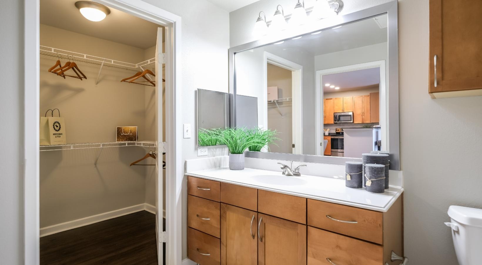 Bathroom options with thoughtful details a bathroom with a tub and sink