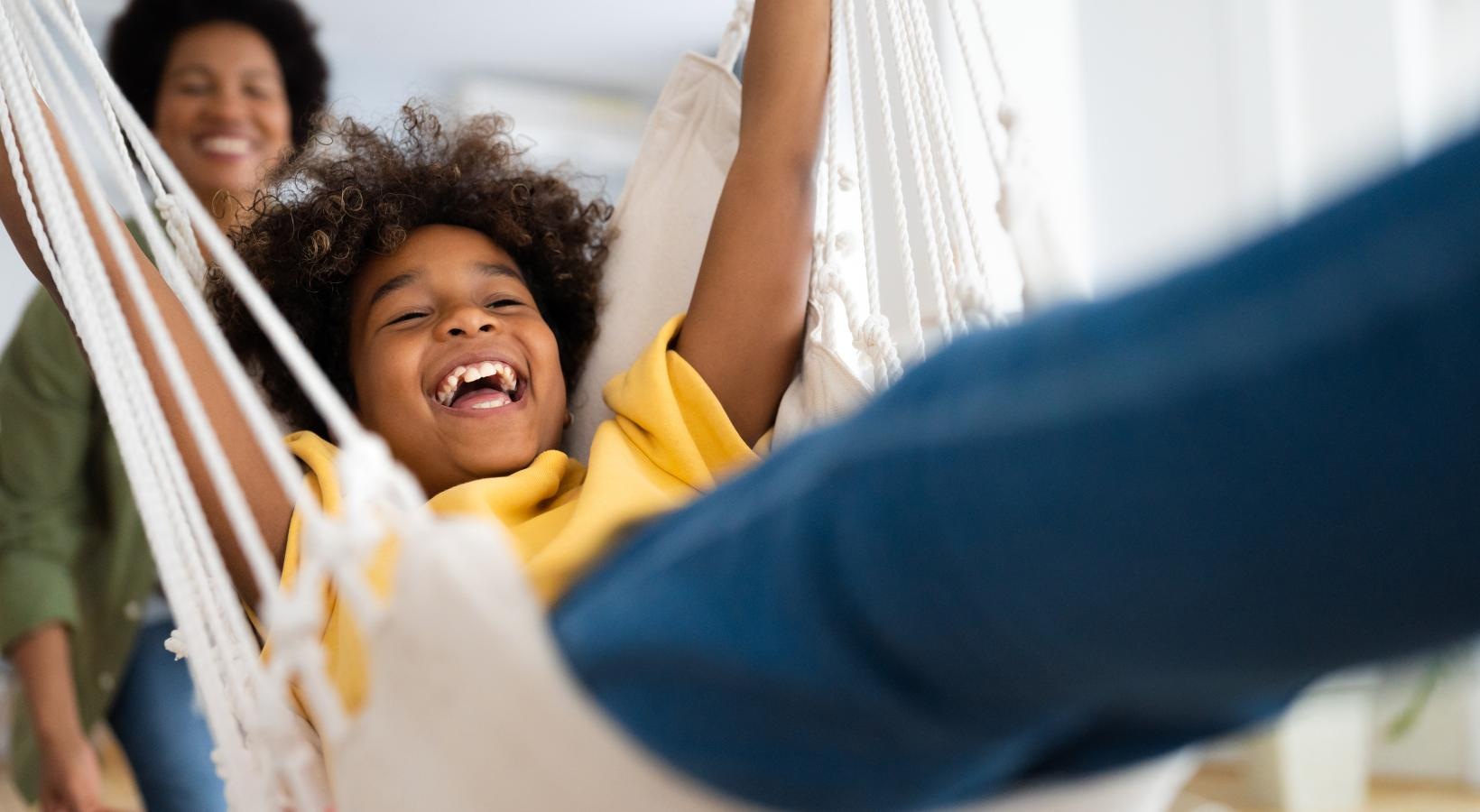 Sleep in style a boy lying on a bed